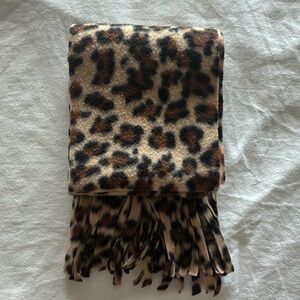 Leopard print scarf